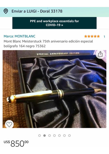 Montblanc Meisterstuck 75 Aniversario Edición Especial 75362