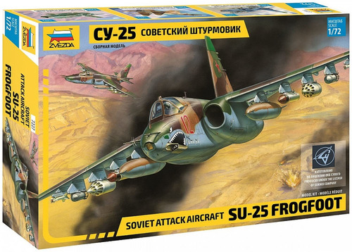 Avion Ataque Sovietico Su-25 Frogfoot - Escala 1 72 Longitud