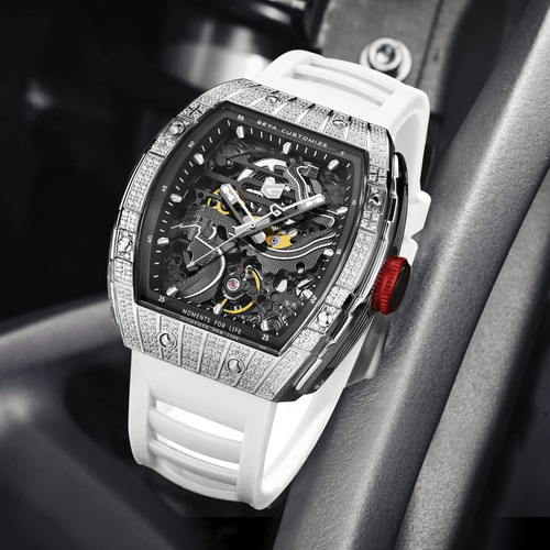 Reloj Redhai Automatic Mechanical Skeleton 50 M Resistente A