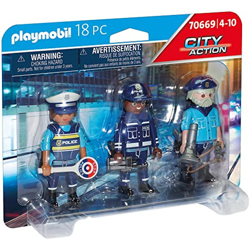 Set Figuras Policía Playmobil