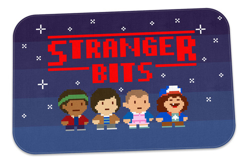 Tapete Decorativo Stranger Bits 8-bits 16-bits Videogame