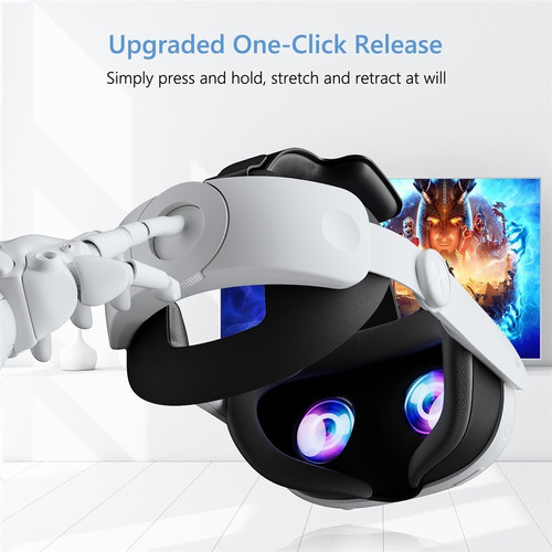 Correa Para La Cabeza Mejorada Compatible Con Oculus Quest 3