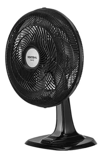 Ventilador de mesa Ventisol Ventilador De Mesa Turbo Premium 6p VOM50 preto com 6 pás cor prata, 40 cm de diâmetro 60 Hz 220 V