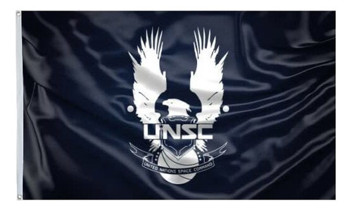 Bandera Unsc Inspirada En Halo De Las Naciones Unidas, De