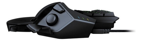 Teclado gamer Razer Green color negro con luz RGB