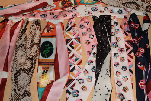 Cintillo Bandanas Pañuelo Scrunchies De Saten, 3 X Publicado
