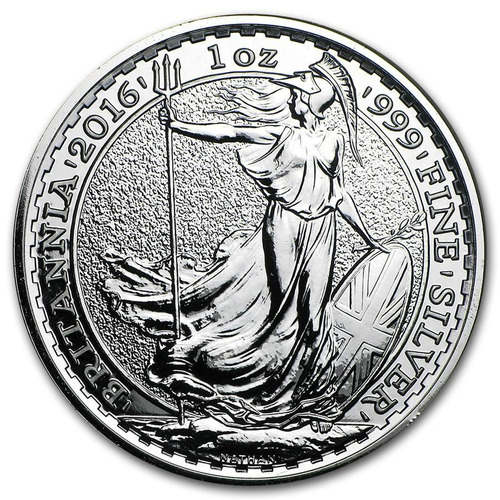 Moneda De Plata Inglesa Britannia