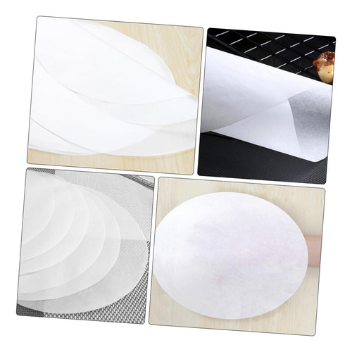 Papel De Horno Redondo Siliconado 12cm Resistente Calo 500u