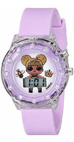 Lol Sorpresa Reina Abeja Luz Purpura Reloj Digital