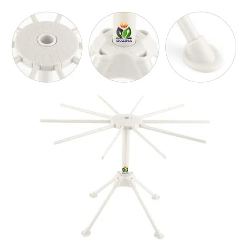 Goziha Escurridor De Pasta Soporte Para Fideos Con 10 Asas D