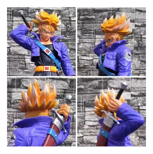 Estátua Dragon Ball Z Trunks Do Futuro Super Saiyajin