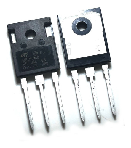 Stw20nm60 W20nm60 Mosfet Tr 600v 20a St Ot6