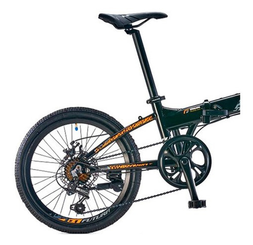 Imagen 2 de 7 de Bicicleta Futura Origami Rodado 20 Plegable Cambio Shimano