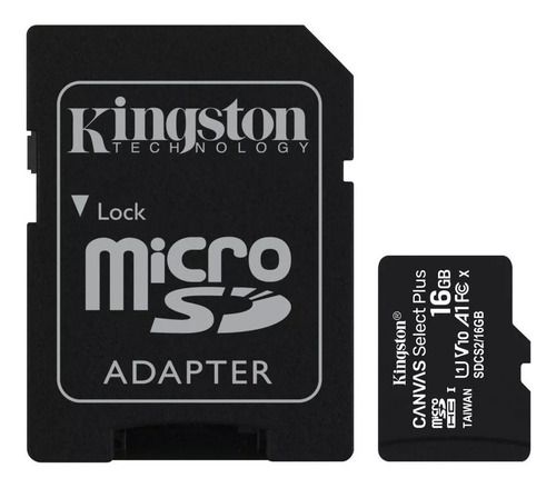 Memoria Micro Sd 16gb Kingston 100mb/s Clase 10 Original