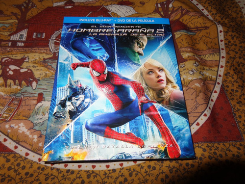 El Hombre-araña 2 La Amenaza De Elecrto [blu Ray] + Dvd