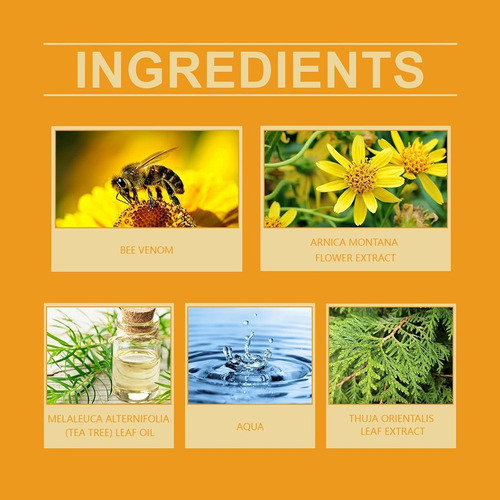 3×crema Veneno Abeja Lipogo, Pomada Veneno Abeja