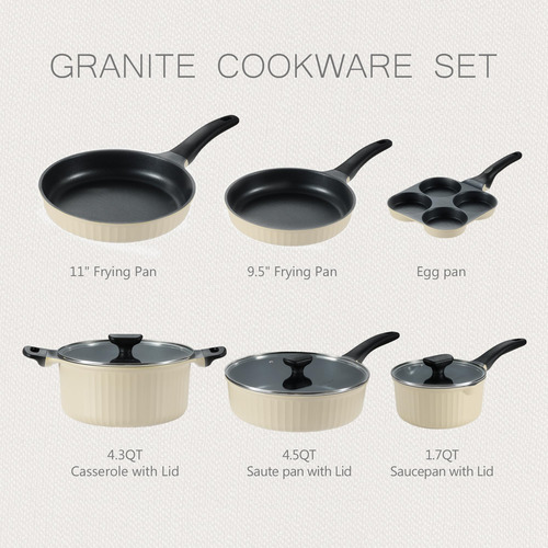 Juego De Utensilios De Cocina Carote Para Ollas Y Sartenes A