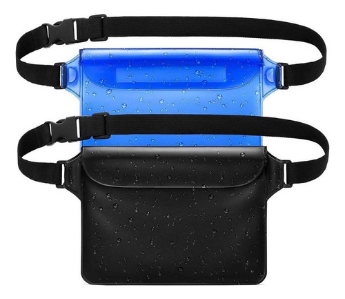 Bolsa De Cinto Impermeável Com Alça De Cintura Praia 2pcs