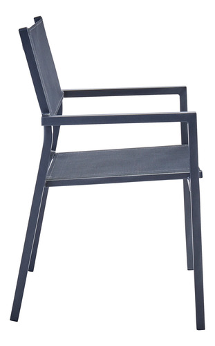 Silla De Comedor Para Terraza Jardín De Aluminio Durable