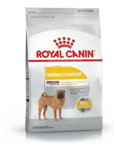 Royal Canin Medium Dermacomfort 3 Kg Mediano Alergia Piel