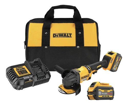 Esmeril Angular 5 60v Flexvoltxr 9000rpm Dewalt Dcg418t2-b2