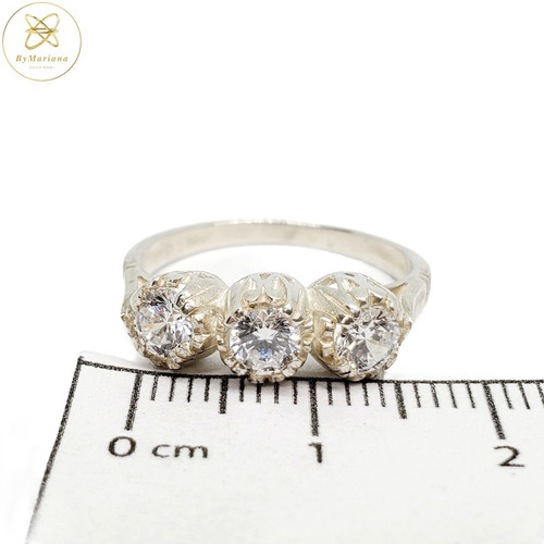 Anillo Plata Con Cubic