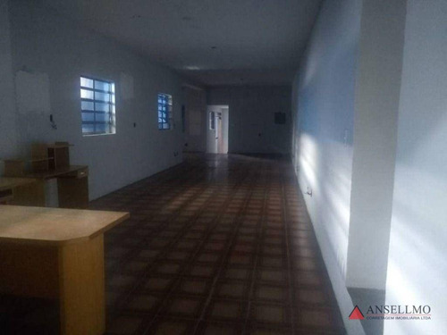 Imagem 4 de 12 de Galpão Para Alugar, 610 M² Por R$ 8.900,00/mês - Campestre - Santo André/sp - Ga0424