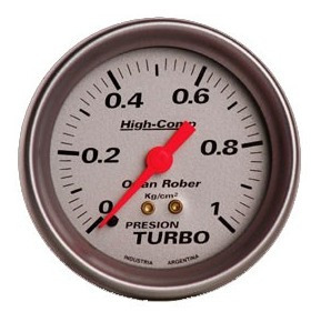 Manometro Presion De Turbo Escala:  0-1 Kg/cm2 Fondo Gris