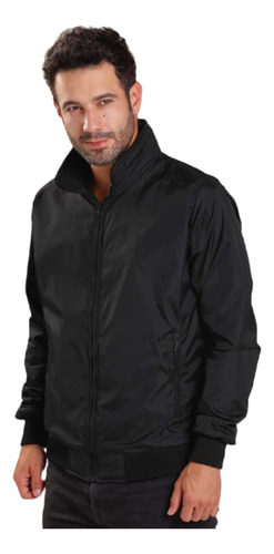 Chaqueta Hombre Caballero Rompevientos Deportiva Impermeable Invierno Forrada Cuello Alto Moda Masculina Liviana Urbana Ropa De Calle Calidad Premium