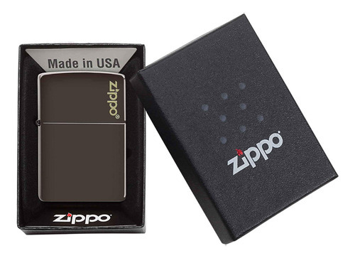 Encendedor Zippo Marron Logo Zippo