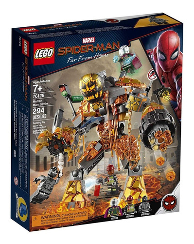 Lego Super Heroes Marvel Molten Man Battle 76128