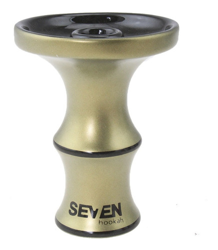 Rosh Queimador Narguile Seven Hookah Premium Cor Taupe Brown