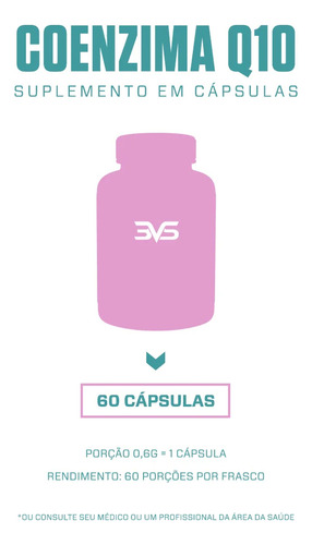 3 Potes da Coenzima Q10 Ubiquinol - Fórmula Avançada com 100mg de Coenzima Por Cápsula + Mct e Vitamina E - 60 Cápsulas
