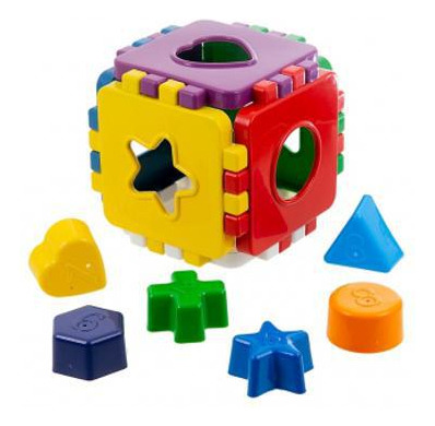 Brinquedo Cubo Baby Educativo Colorido - Kendy