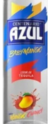 Paquete De 3 Licor De Tequila Centenario Azul Baby Mango 700