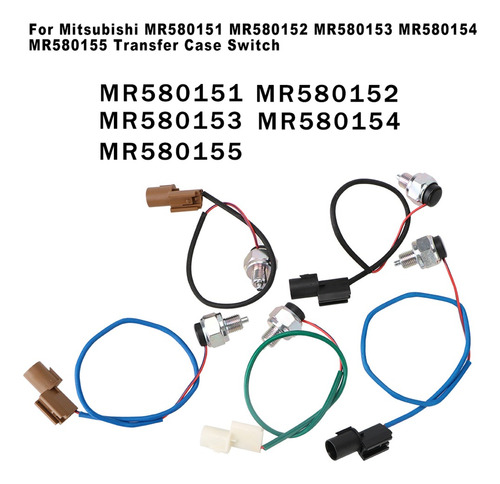 Imagen 10 de 10 de Interruptor De Caja De Transferencia De 5 Piezas Para Mitsub