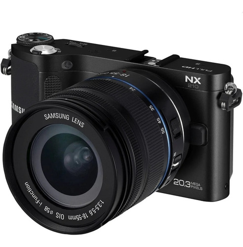 Câmera Samsung Nx210 20mp Full Hd 18-55mm Ois .i Function