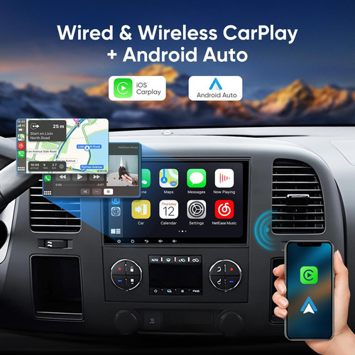 8 Pulgadas 5g Wifi Coche Estéreo Radio Navegación Para Chevr