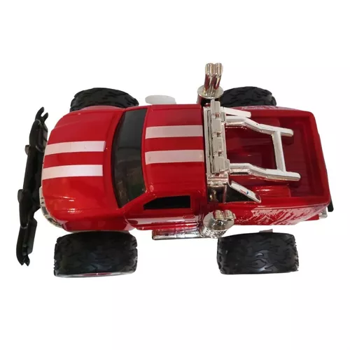 Carro Infantil De Controle Remoto Giant Four Wheeler Pickup Cor Azul