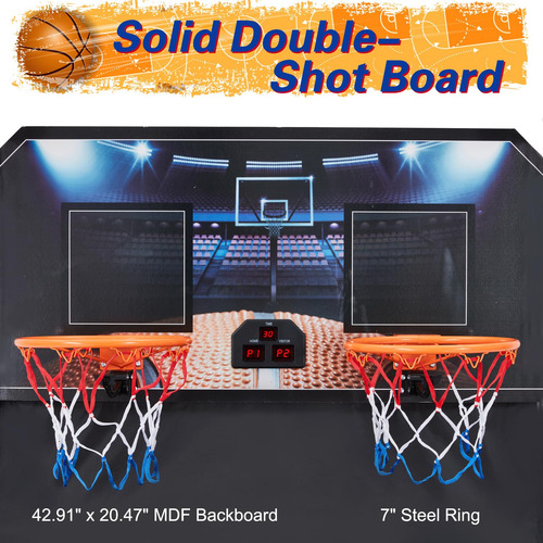 Juego De Baloncesto Arcade De Doble Disparo Marca