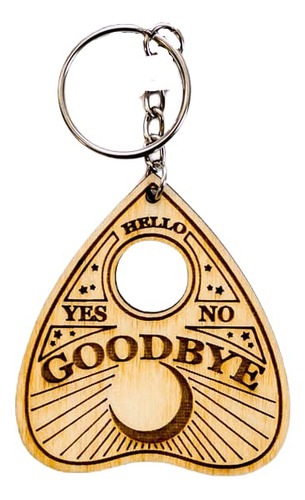 Llavero De Madera Lindo Planchette Tablero Ouija Regalo...