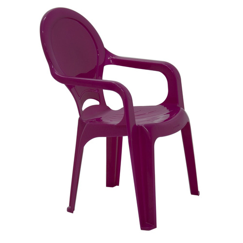 Cadeira Com Braços Tiquetaque Rosa Lar Tramontina 92262060