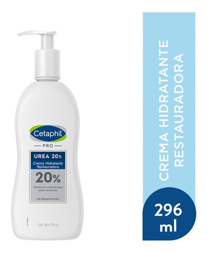 Crema Hidratante Restauradora. Urea 20%. Cetaphil