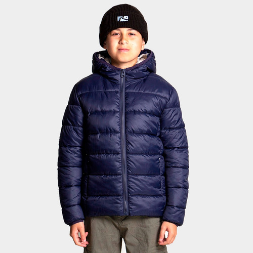 Campera Rusty Crazy Puffer Coat Piel Interior Unisex Niños 