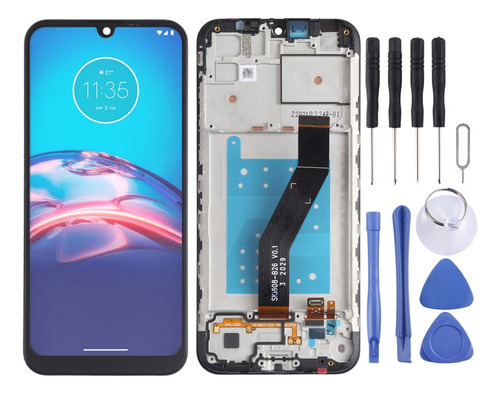 Sjpm Pantalla Lcd Con Marco Para Motorola Moto E6i Xt2053-5