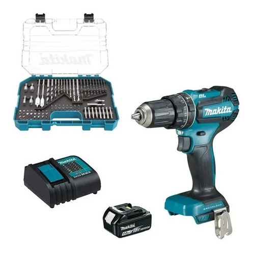 Combo Makita Dhp485syx6 Rotomartillo+cargador+kit Accesorios