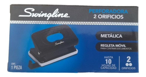 Perforadora Swingline 2 Orificios 10 Hojas De Capacidad