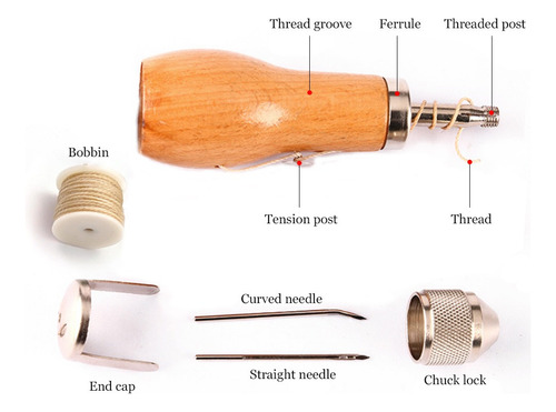 Herramienta Manual Para Coser Cuero Para Tapizado
