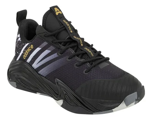 Zapatilla Addnice De Vóley Niños - Indoor Add Negro Ng