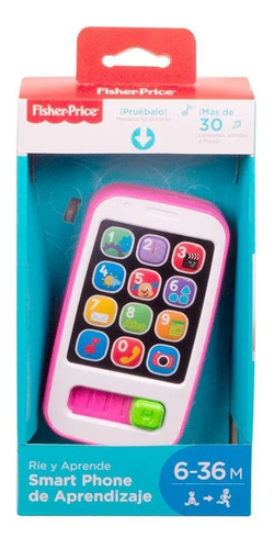Fisher Price - Smartphone De Aprendizaje Rie Y Aprende Rosa